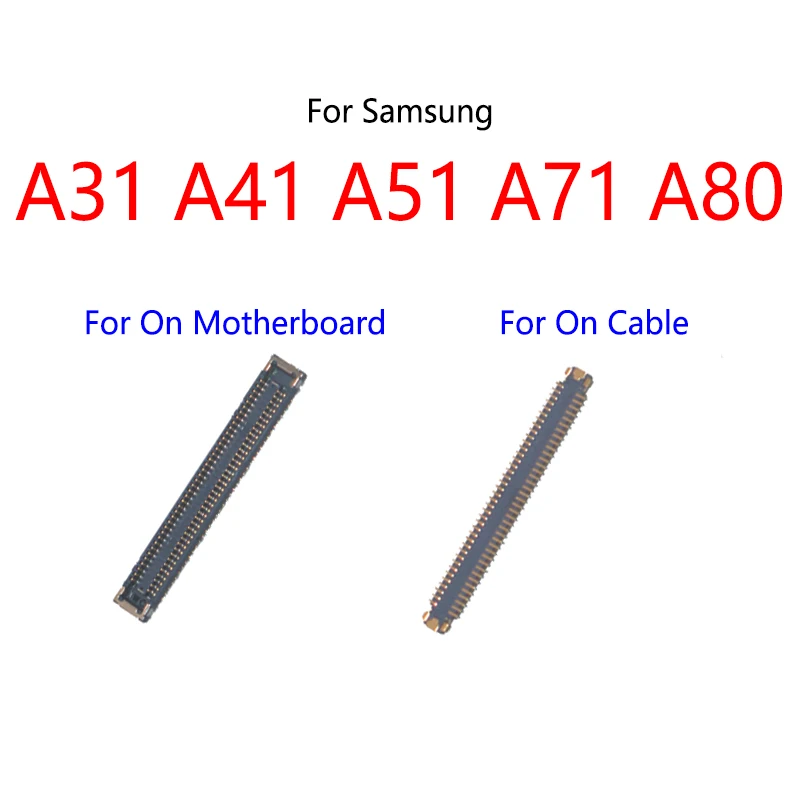 50GAB/Daudz Par Samsung Galaxy A31 A315F A41 A51 A515F A71 A80 LCD Ekrānu ražošanas procesu kontroles Pieslēgvieta Par Mainboard / Flex Kabelis Attēls 0