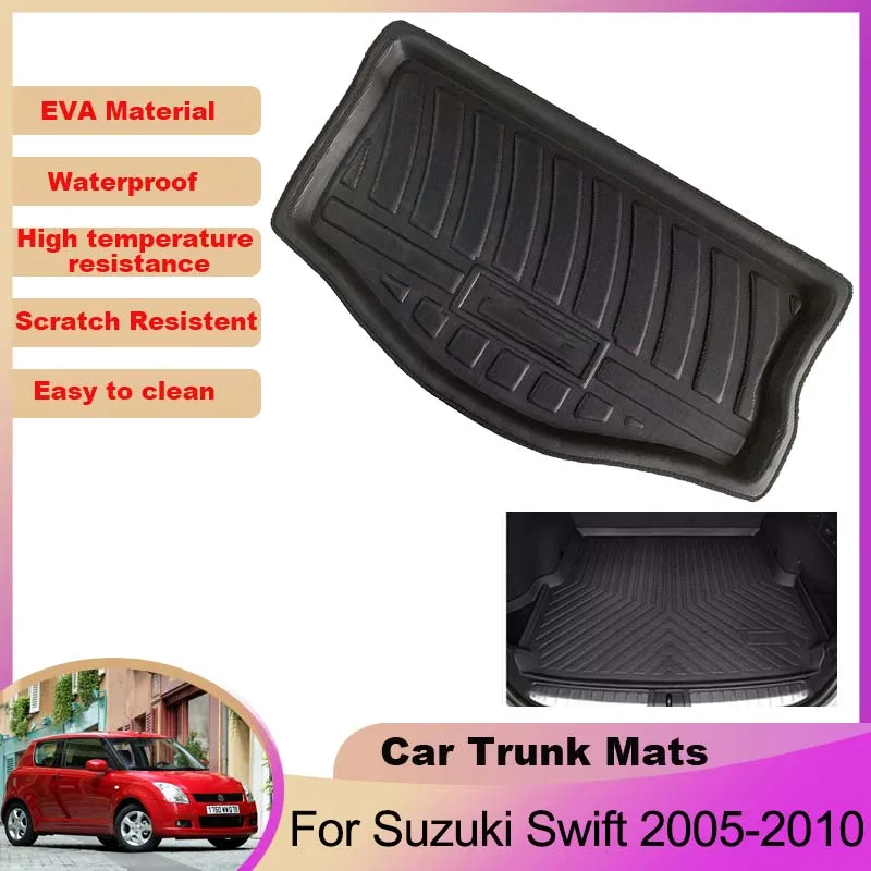 Par Suzuki Swift Hečbeks 2010 2009 2008 2007 2006 2005 Auto Bagāžnieka Paklājiņš Ūdensizturīgs Aizsardzības Uzglabāšanas Pad EVA Materiāla Accessorie Attēls 0