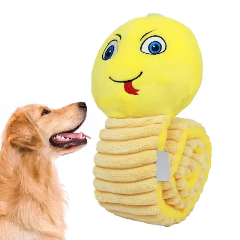 Snuffle Čūska Lēni Pakārtotā Interaktīvās Ārstēt Slēpjas Barošanās Rotaļlieta Suns Košļāt, Un Puzzle Rotaļlietas Mīkstās Slow Food Mācību Šņaukāties Rotaļlietas Attēls 0