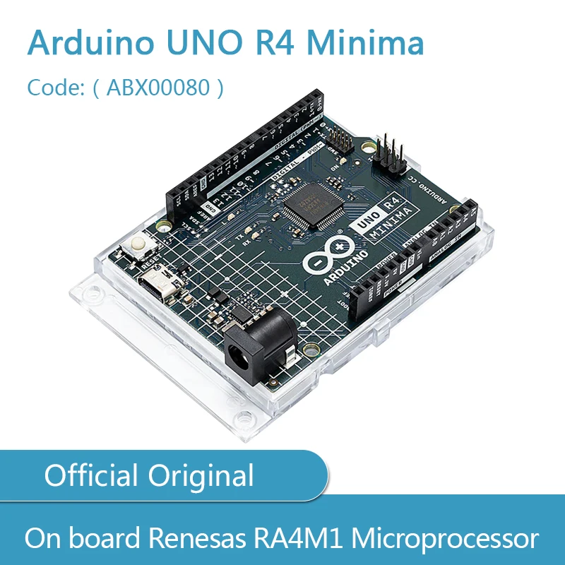Sākotnējā Arduino UNO R4 Obligātie Attīstības padomes ABX00080 Lepojas RA4M1 Mikroprocesoru no Renesas Attēls 0