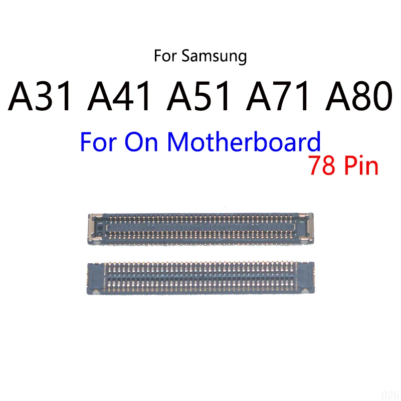 50GAB/Daudz Par Samsung Galaxy A31 A315F A41 A51 A515F A71 A80 LCD Ekrānu ražošanas procesu kontroles Pieslēgvieta Par Mainboard / Flex Kabelis Attēls 1