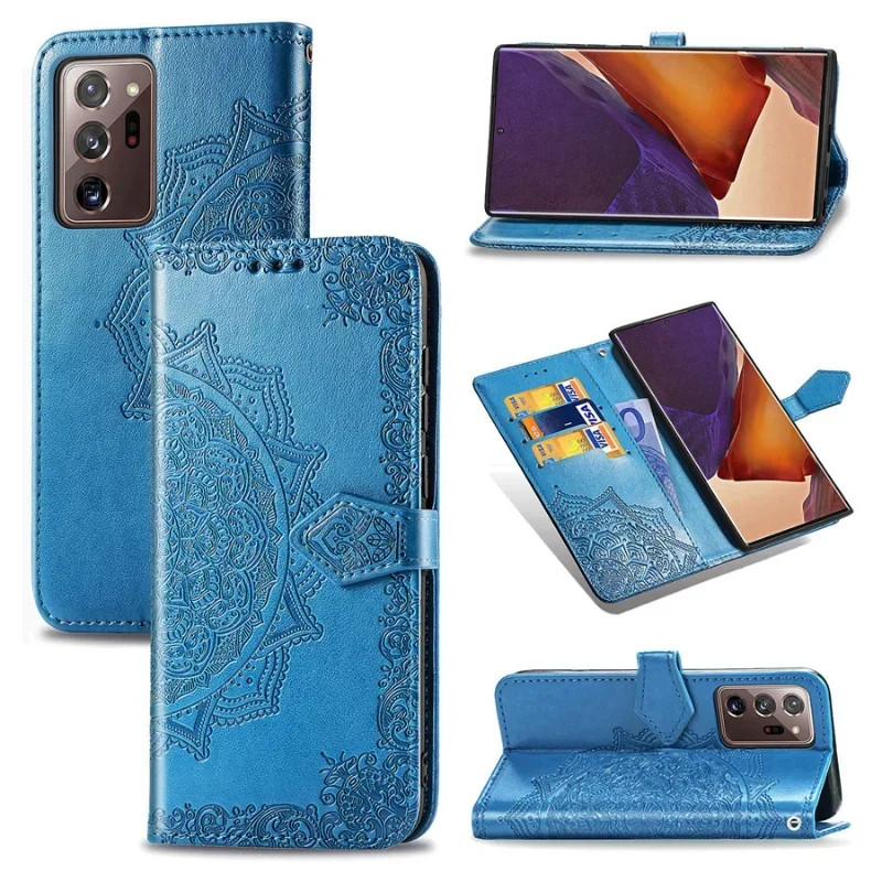 Case For Samsung Galaxy Note 20 Ultra Tālruni Gadījumos Būtiska Note20 Ultra, Ņemiet vērā, 20Ultra Flip-Ādas Maks, Vāks Kartes Slots Coque Attēls 1