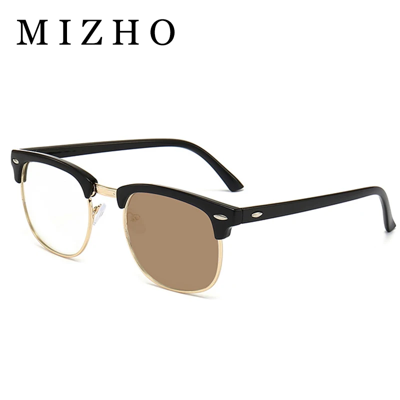 MIZHO Marku Retro Laukumā Photochromic Saulesbrilles Vīriešu Modes Brilles UV400 Ceļojumā, Sieviešu, Saules Brilles Diskus Ceļojumu Oculos Attēls 1