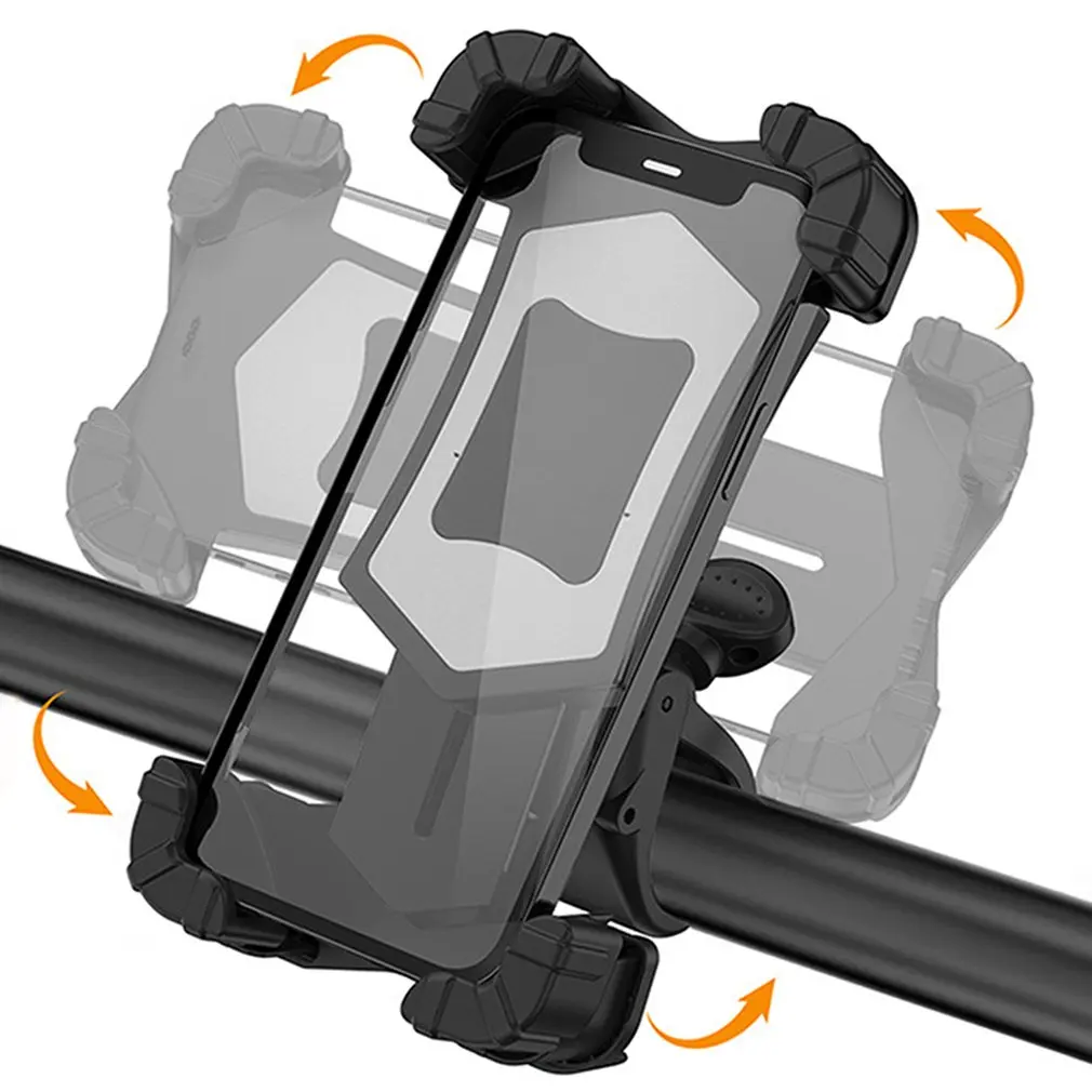 Velosipēdu Tālruņa Turētājs Anti-Slip Universal Mobile Smart Tālrunis Bike Mount Bracket Elektriskā Motorollera Motociklu Mobilo Telefonu Atbalsts Attēls 1
