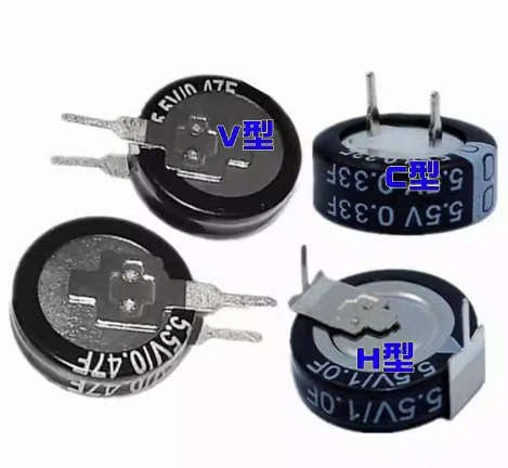 1GB V C H tips 5.5 V Super kondensators 0.047 F 0.1 F 0.22 F 0.33 F 0.47 F F 1.0 1.5 F F 4.0 5.0 F 1F 4F 5F Pogu Farad kondensators Attēls 3
