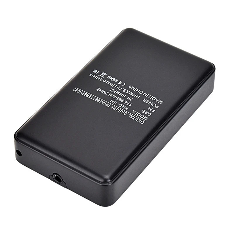 Portatīvie Radio Mini Kabatas FM DAB+ Digital Display Stereo Uztvērējs LCD Iebūvēts Akumulators Austiņas Atbalsta Kalendārs Attēls 5